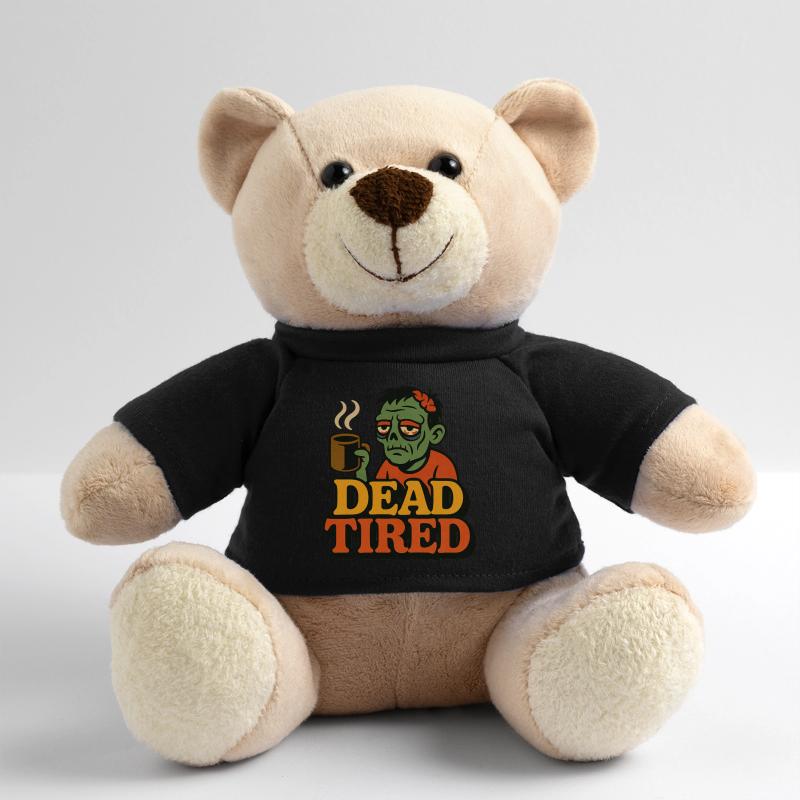 Dead Tired Coffee Zombie Teddy Bear