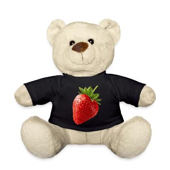 Erdbeere - Teddy - Schwarz - Vorne