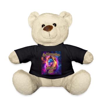 Aus Schmerz geboren, gekrönt mit Mut - Löwenstark - Teddy - Schwarz - Vorne