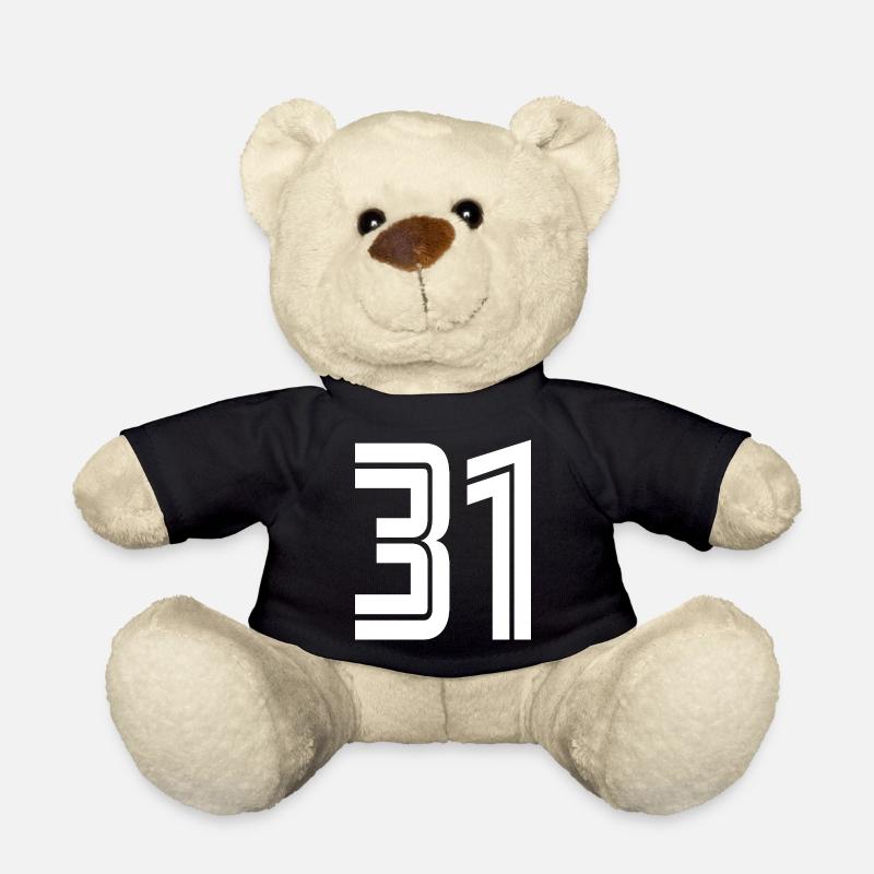 Maillot numéro 31 – Cadeau anniversaire 31 ans - Nounours - noir