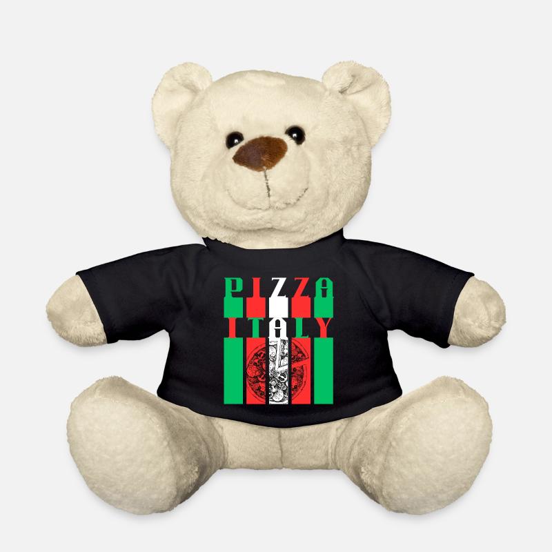 Pizza Italien Stil Illustration - Teddy - Schwarz