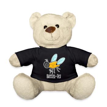 Butter-Fly - Butter Fliege Flachwitz - Teddy - Schwarz - Vorne