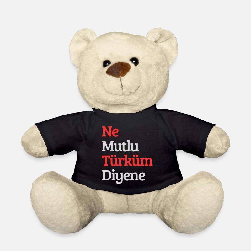Turkey Design - Teddy Bear - black