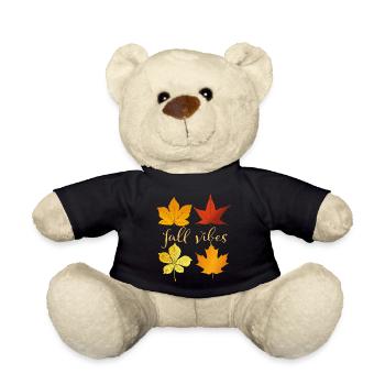 Fall Vibes - Teddy Bear - black - Front
