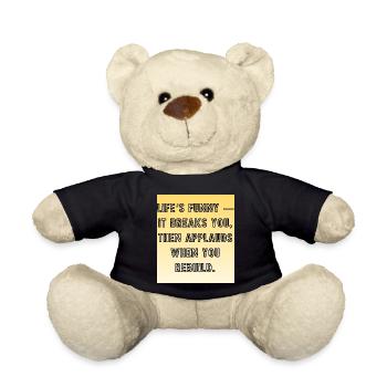 Resilience Anthem: Break and Rebuild - Teddy Bear - black - Front