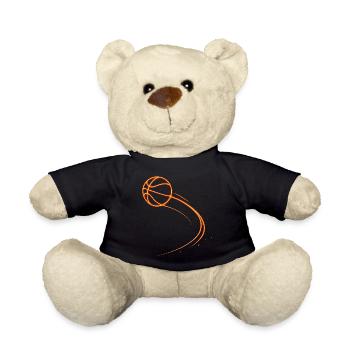 Basketball Basketball Player Gift Idea Baller Bball - Teddy Bear - black - Front