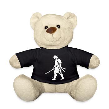 Wandernder Ronin Samurai Hut Vektor - Teddy - Schwarz - Vorne