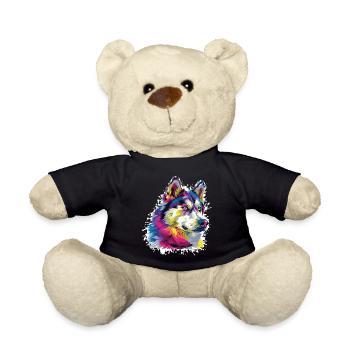 Wolf Tier Art - Teddy - Schwarz - Vorne