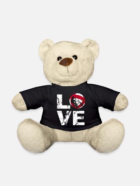 Love Radball, Radballer, Hallenradsport - Teddy - Schwarz