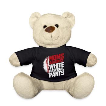 Maman Baseball : Humour Lessive et Sport - Nounours - noir - Devant