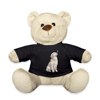 Golden Retriever Geschenk für Hundebesitzer - Teddy - Schwarz - Vorne