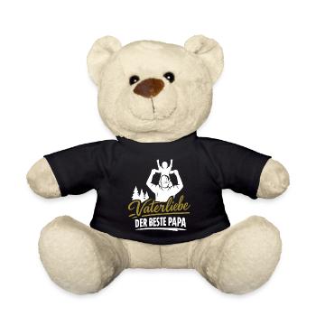 Vaterliebe Der Beste Papa - Teddy - Schwarz - Vorne