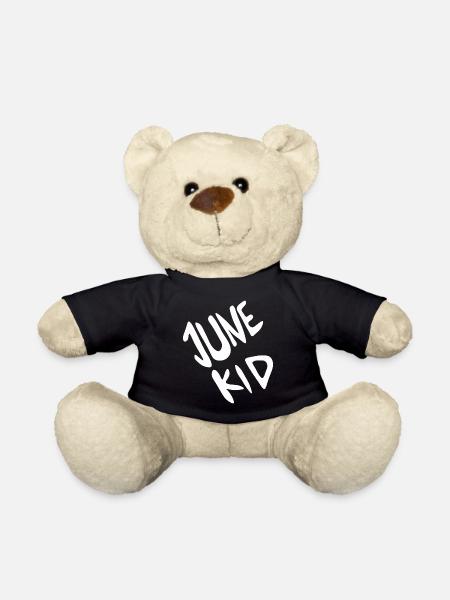 Juni Kind Handlettering Schriftzug - Teddy - Schwarz