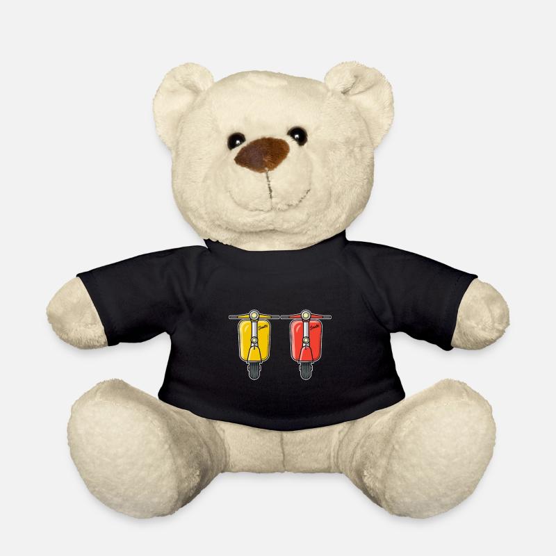 2 Scooter Scooter Scooter yellow red - Teddy Bear - black