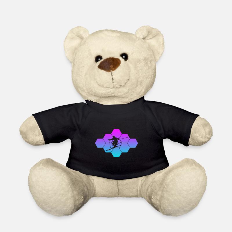 skiing - Teddy - Schwarz