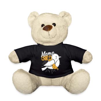 Mama Vogel - Teddy Bear - black - Front