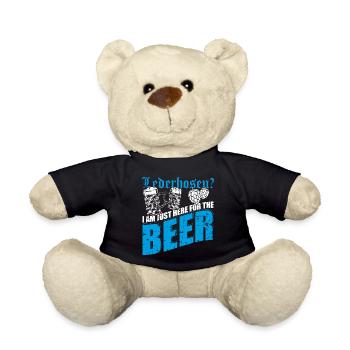 Lederhosen? Ich bin hier nur für das Bier - Teddy - Schwarz - Vorne