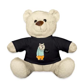 Dude Bear - Teddy - Schwarz - Vorne