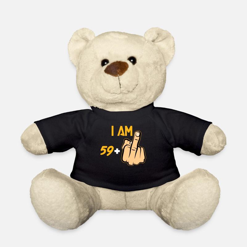 60. Geburtstag - Teddy - Schwarz