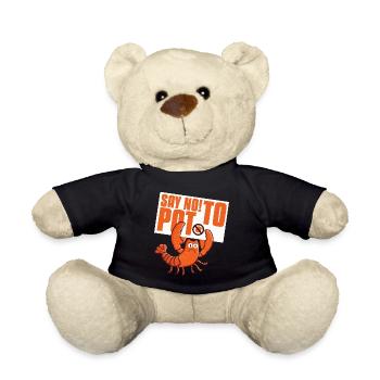 Crabs cook pun crab season lobster - Teddy Bear - black - Front