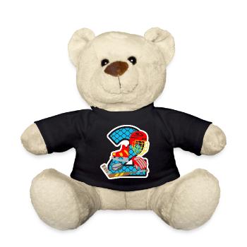 Eishockey 2. Geburtstagsparty Nummer 2 - 2 Jahre - Teddy - Schwarz - Vorne