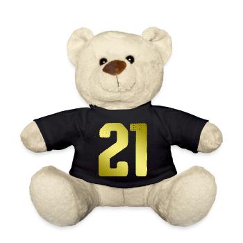 21 Maillot numéro - Nounours - noir - Devant
