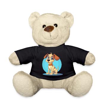 Conception de chien mignon pour les propriétaires de chiens - Nounours - noir - Devant