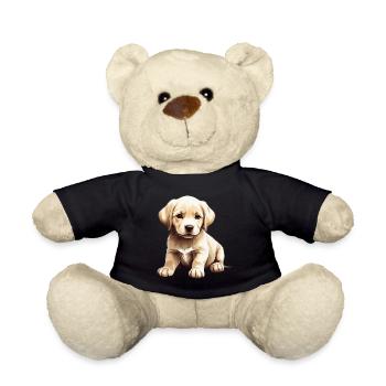 Süßer Labrador Welpe Frauen Mädchen Geschenk - Teddy - Schwarz - Vorne