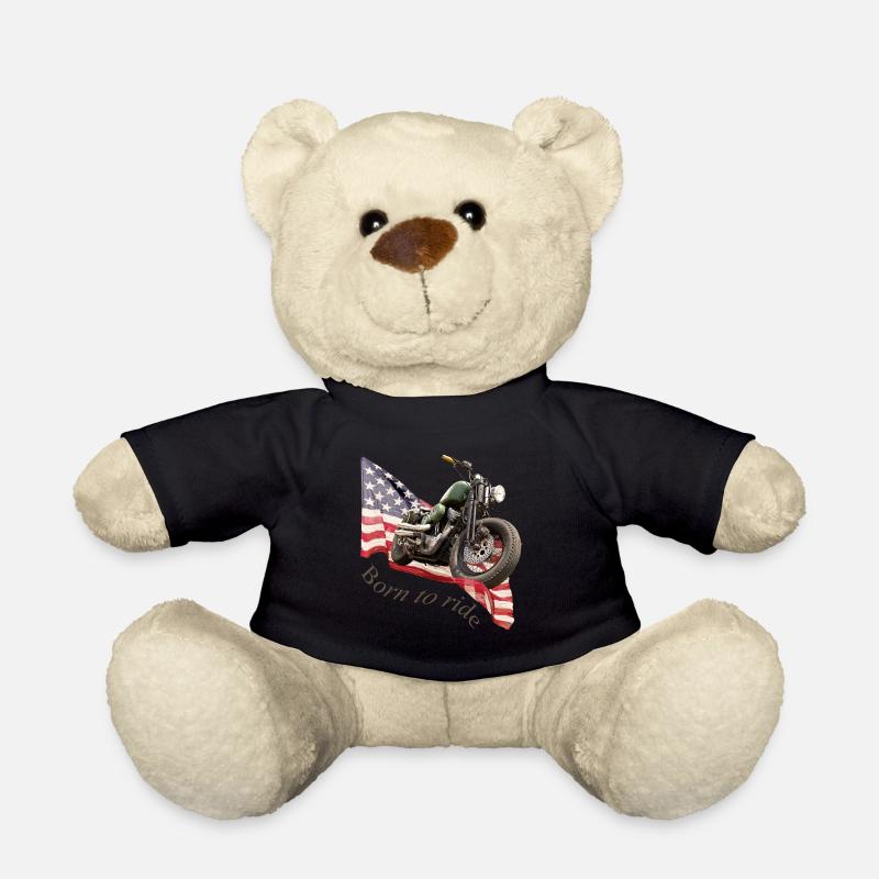 Born to ride - Nounours - noir