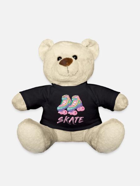 Rollschuh Roller Skate Design - Nounours - noir