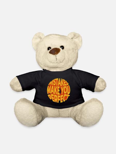 Fehler machen Sie perfekt - Teddy - Schwarz