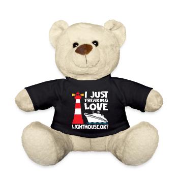 Je viens de flipper le phare d’amour OK - Nounours - noir - Devant