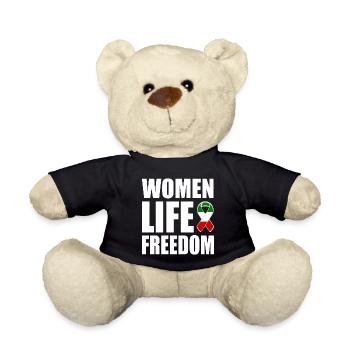 Women life freedom - Nounours - noir - Devant