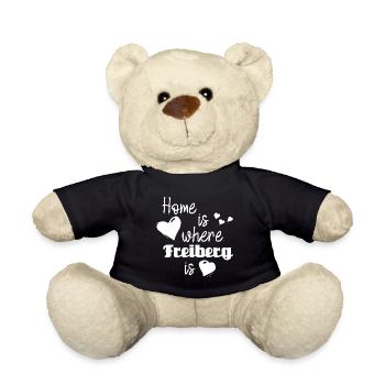 Zuhause in Freiberg - Home is where Freiberg is - Teddy - Schwarz - Vorne