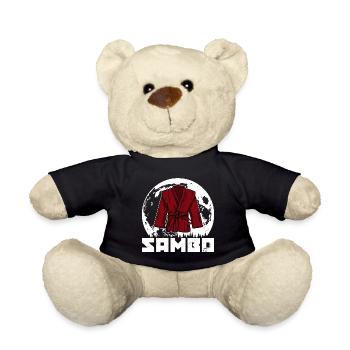 Sambo Kampfsportler Ringen Russische Kampfart - Teddy - Schwarz - Vorne