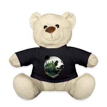 Panda - Teddy - Schwarz - Vorne