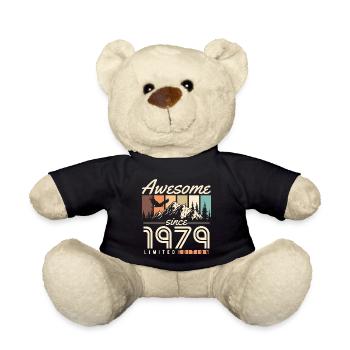 Großartig seit 1979 Jahrgang Vintage Geburtstag - Teddy - Schwarz - Vorne