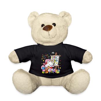 Ich bin jetzt ein Kitakind Einhorn Staffelei Kita - Teddy - Schwarz - Vorne