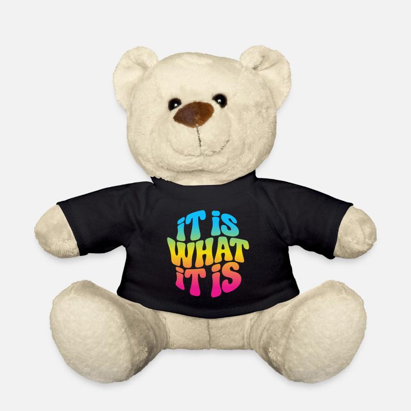 Es ist wie es ist - It is what it is - Teddy - Schwarz