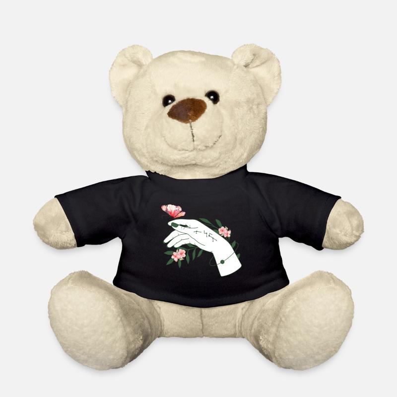Hand of the butterfly - Teddy Bear - black
