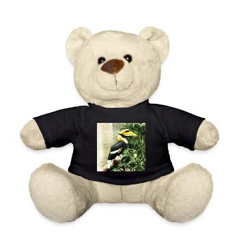 Tier Nashornvogel - Teddy - Schwarz - Vorne