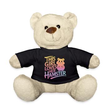 Hamster - Teddy - Schwarz - Vorne