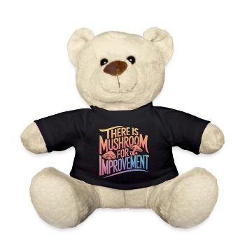 Pilz Pilze Funghi Champignon - Teddy - Schwarz - Vorne