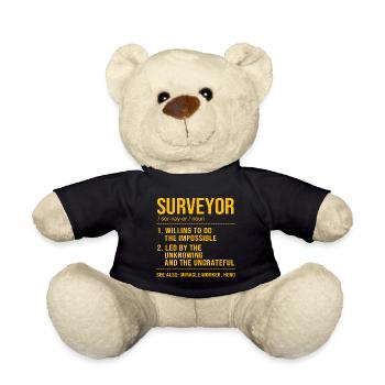 Surveyor - Teddy Bear - black - Front