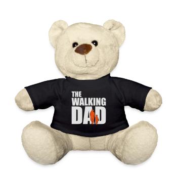 Le cadeau de jour de marche papa fils - Nounours - noir - Devant