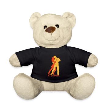 Cadeau de danseuse de danse Kizomba sensuelle - Nounours - noir - Devant