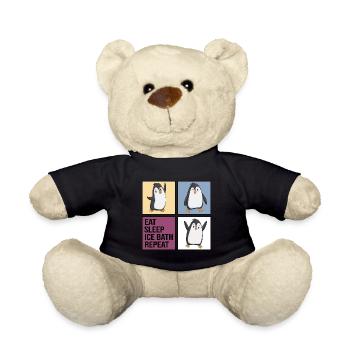 eisbader bain de glace hiverbader manger sommeil bain de glace - Nounours - noir - Devant