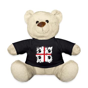 Sardinia Flag Sardinian Flag Sardegna Flag - Teddy Bear - black - Front