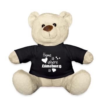 Zuhause in Lüneburg - Home is where Lüneburg is - Teddy - Schwarz - Vorne