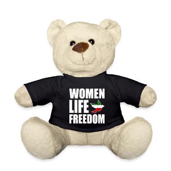 Women life freedom - Teddy Bear - black - Front